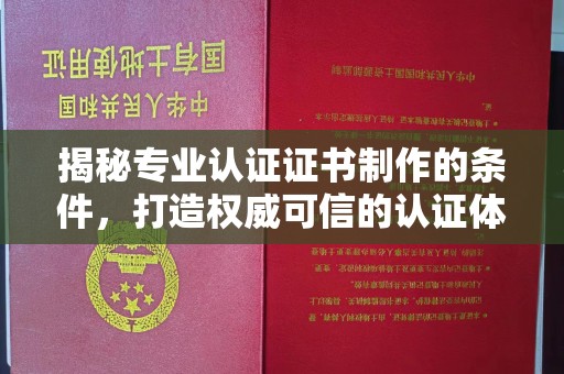 龙岗揭秘专业认证证书制作的条件，打造权威可信的认证体系